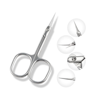 Wholesale Professional <b>Cuticle</b> <b>Scissors</b> Stainless Steel Curved Blade Red Handle Durable Beauty Tool for Manicure Adults - Product Image 4