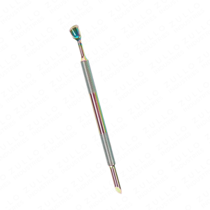 Stainless Steel Cuticle Pusher Dead Skin Remover Metal Nail File Professional Manicure Polish <b>Cleaning</b> <b>Tool</b> - Product Image 5