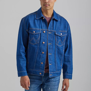 Custom Logo <b>Denim</b> <b>Jacket</b> Classic Grey Jean Coat Men Women Outerwear <b>Long</b> Sleeve Personalized Trucker Fall <b>Jacket</b> - Product Image 5