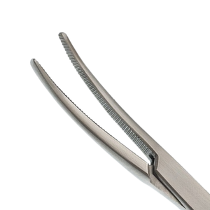 คีมหนีบหลอดเลือด Crile Forceps ขนาด 5 1/2 นิ้ว แบบโค้งพิเศษ สำหรับงานที่ต้องการความละเอียดสูง ทำจากเหล็กกล้าไร้สนิม ปลายแหลม ใช้หนีบหลอดเลือดแดง เครื่องมือผ่าตัด - Product Image 4