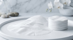 Tela No Tejida Spunlace, Rollo de Tela No Tejida Hidroentrelazada para Toallitas Húmedas, Viscosa, Poliéster, Fabricante de Mascarillas Faciales Cosméticas - Product Image 4