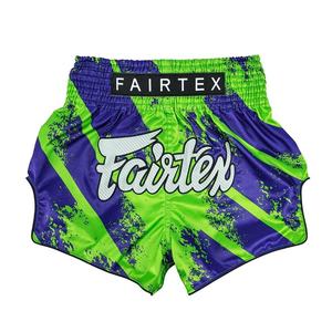 กางเกงมวยไทย RTS ราคาขายส่ง คุณภาพดีที่สุด ยี่ห้อ Fair Tex ผ้า Oxford ใส่สบาย ระบายอากาศได้ดี หลายสี รุ่น AI-MTS-14 - Product Image 2