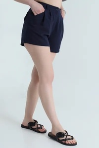 Shorts de sport décontractés d'été pour femmes EVER GLOW - Imperméables, respirants, tricotés, taille mi-haute, en polyester, imprimés par transfert thermique, avec cordon de serrage - Product Image 5