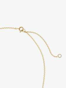 Collar con colgante de mini concha marina, cadena con diamante cultivado en laboratorio en acabado negro, elegante dije de concha de playa, oro macizo de 14k y 18k, venta al por mayor - Product Image 3