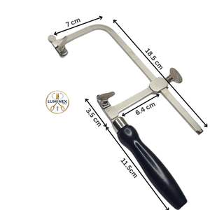 กรอบเลื่อยช่างอัญมณีแบบเยอรมัน พร้อมใบเลื่อย 144 แบบ ปรับได้สำหรับงานไม้ งานทำเครื่องประดับ งานฝีมือ และงานอดิเรก - Product Image 2