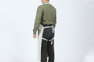 Delantal de PU sin mangas con bolsillos, ligero, duradero, estilo sencillo para cocinar y uso diario - Product Image 2
