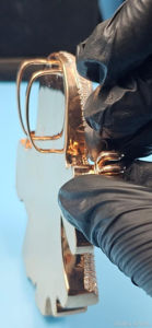 Collar de Lujo Estilo Hip Hop, Plata de Ley 925, Chapado en Oro Rosa, Unisex, Sin Níquel, Sin Plomo, con Moissanita, para Fiestas - Product Image 6