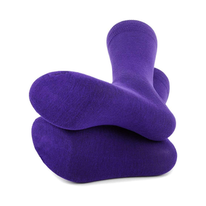 Calcetines Deportivos Largos y Elegantes de Color Morado, Fabricados en Pakistán, de Alta Calidad, para Hombre y Mujer, Talla Personalizada, Logotipo, Color Azul, MOQ 10 Pares - Product Image 5