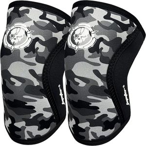 Rodilleras de Neopreno (1 Par) de 7mm, Compresivas y Flexibles, para Levantamiento de Pesas, Powerlifting y Cross Training - Unisex - Product Image 1