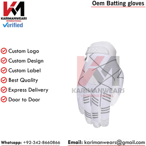Guantes de Bateo de Béisbol con Logotipo Personalizado al por Mayor, OEM, Profesionales, de Piel de Oveja, Equipo de Bateo, Guantes Deportivos de Alto Agarre, de Fábrica - Product Image 3