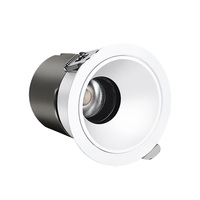Projecteur LED encastré mural en aluminium 12W, source lumineuse cachée de 5 cm, finition mate anti-éblouissement, sans reflets