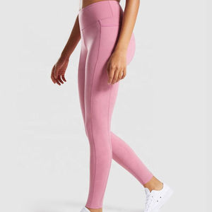 Leggings Casuales para Mujer con Logotipo Personalizado, Alta Calidad, Secado Rápido, Transpirables, Spandex/Poliéster, Ropa de Yoga y Gimnasio, Servicio OEM al por Mayor - Product Image 3