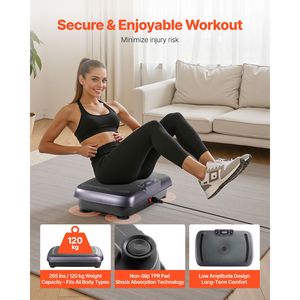 Macchina per Esercizi Fitness Domestici, Piattaforma Vibrante per Tutto il Corpo, Massaggio Drenante Linfatico per Perdita di Peso - Product Image 5