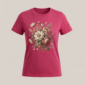 เสื้อเชิ้ตทำงานผู้หญิงมาใหม่ แฟชั่นฤดูใบไม้ผลิและฤดูใบไม้ร่วง ลายพิมพ์ทันสมัย สไตล์ลำลอง ชุดเดรสผู้หญิง ผ้าซาตินปักเลื่อม น้ำหนัก 240 กรัม ผ้าฝ้าย 100% - Product Image 1