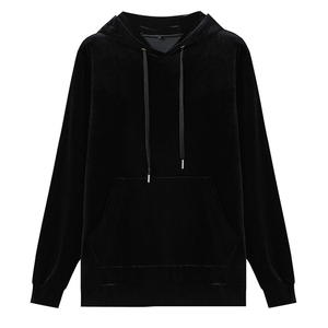 Sudadera con Capucha de Terciopelo Premium, Logotipo Personalizado Bordado, Impresión Digital, Unisex, Casual, Holgada, Invierno, 100% Algodón, con Bolsillo, Suave, al por Mayor - Product Image 1