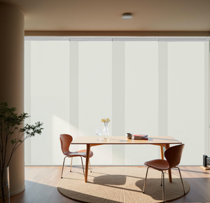 High Quality Customizable Sliding Panel Blinds Fabric Blinds Blackout Sheer Decorative Screen Printed eco friendly - Product Image 6