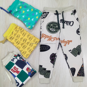 Pantalones Elásticos Bordados de Primavera/Verano, Ropa de Algodón Casual, Estilos Variados en Existencia, Ropa para Niños, Pantalones para Niños y Niñas - Product Image 5