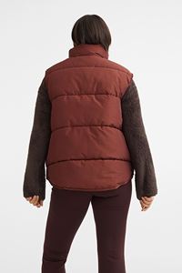 Standing collar <b>sleeveless</b> Waterproof & Breathable Detachable Hood <b>Coat</b> New Design Cotton Filled <b>Sleeveless</b> <b>Women</b> Puffer Jacket - Product Image 5