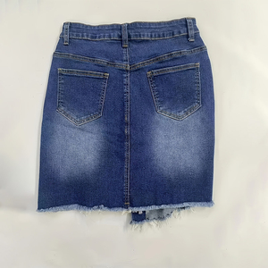 Venta Directa de Fábrica, Falda Vaquera Personalizada de Moda para Mujer, Estilo Vintage, 100% Algodón, Secado Rápido, Silueta Lápiz - Product Image 2