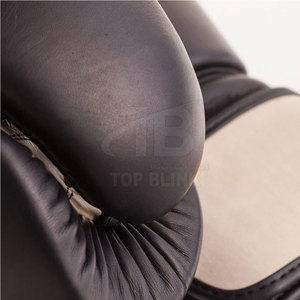 Best Professional Composite Pure Leather Customized Logo Training Boxing <b>Gloves</b> <b>Moisture</b> Wicking Hook Loop Closure Customized - Product Image 3