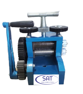 SAT Machine à laminer manuelle combinée pour bijoux, tôles et fils, Laminoir de bijoutier, Malaisie France - Product Image 4