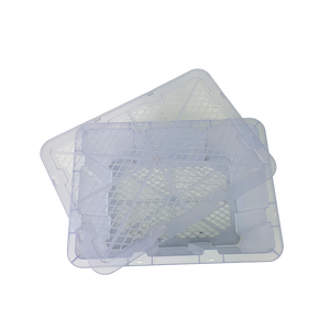 Caja de Almacenamiento Rectangular Transparente de Plástico PP con Tapa Ventilada para Uso Doméstico - Product Image 4