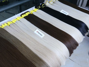 Extensions de cheveux vierges de haute qualité couleur claire vague droite soyeuse grand gros en vrac Vietnam expédition rapide toutes les longueurs - Product Image 4