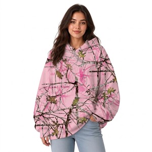 Sudadera con Capucha de Moda con Estampado de Leopardo Rosa, de Primera Calidad, Transpirable, Holgada, de Manga Larga, Informal, para Mujer - Product Image 4