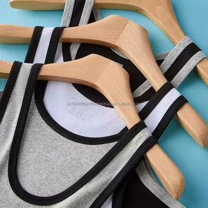 Camisetas de Tirantes para Hombre 100% Algodón al por Mayor, Camisetas de Tirantes de Dos Tonos y de un Solo Color para Gimnasio y Running - Product Image 6