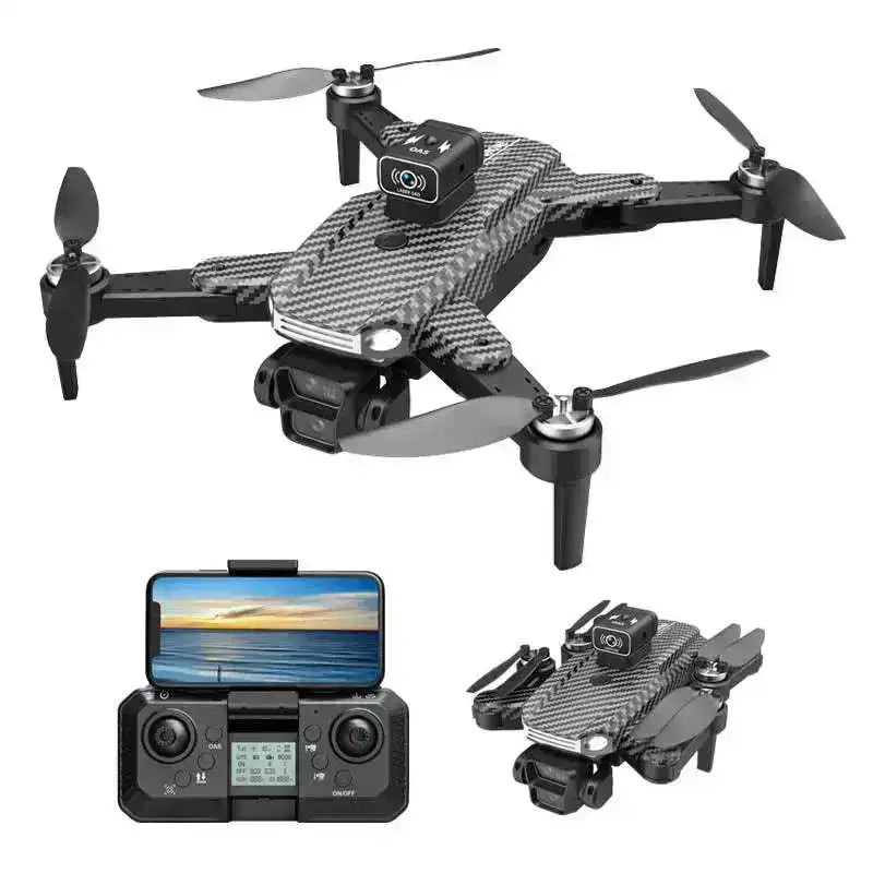 A12 Pro Mini 4K Dual Camera Quadcopter Foldable Brushless Optical Flow Obstacle Avoidance Drone for Professional Use
