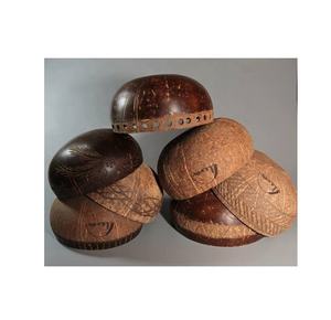 Prix usine grands bols en coquille de noix de coco 15cm pour le stockage Smoothie et bol à salade ustensiles de cuisine et meubles de vaisselle - Product Image 2