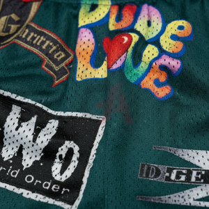 Shorts imprimés écologiques pour hommes 100 % polyester, sublimation intégrale, légers, pour l'été 2026 - Product Image 4