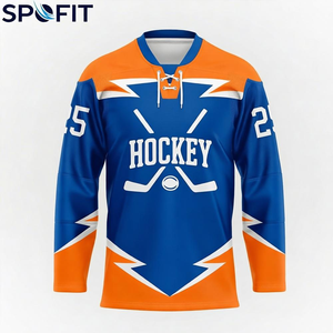 Premium Custom Ice Hockey Jersey Team Uniform OEM Sublimation Ice Hockey Jerseys for Clubs With Custom <b>Name</b> Player and Number - Product Image 1