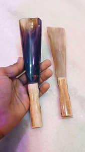 ฮอร์นรองเท้าแฮนด์เมดขัดเงา9นิ้วมือจับ3นิ้วมีสไตล์ดีไซน์รูปสัตว์จริงสำหรับเดินทางที่บ้านรองเท้าผู้หญิงผู้ชาย - Product Image 3