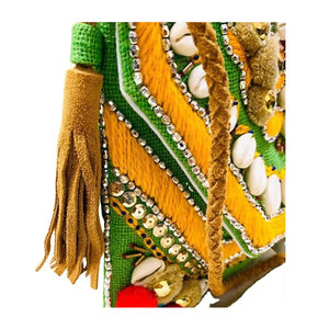 Vintage Banjara Clutch Bag Purse Boho Ethnic Tribal Gypsy Embroidered Handmade <b>Handbag</b> Traditional Festival Fashion Shoulder - Product Image 1