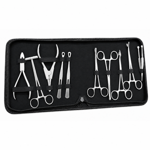 Professional Stainless Steel Permanent Makeup Tool <b>Kit</b> With Scissors Forceps And Tweezers Durable Set For Precision Application - Product Image 1