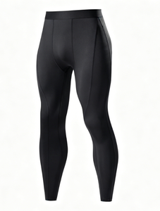 Pantalones de Compresión Verde Neón para Hombre, Cintura Elástica, Franja Lateral, Secado Rápido, Deportivos, para Fitness, Ligeros, de Verano - Product Image 5