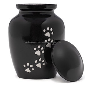 โกศเผาศพสำหรับขี้เถ้าสัตว์ | โกศศพอย่างระมัดระวังในแบบฉบับที่มีการตกแต่งที่สง่างาม - Product Image 3