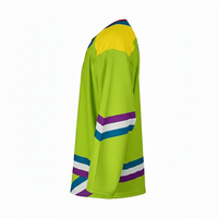 Venta al por Mayor de Fábrica OEM de Camisetas de Hockey sobre Hielo |   Uniformes de Hockey Transpirables de Malla con Logotipo Personalizado |   Camiseta de Hockey sin Estampado para Equipo