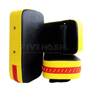 แผ่นรองเตะคิกบ็อกซิ่งคุณภาพดีที่สุดจากโรงงานขายส่ง แผ่นป้องกันการเตะคิกบ็อกซิ่งแบบตรง - Product Image 1