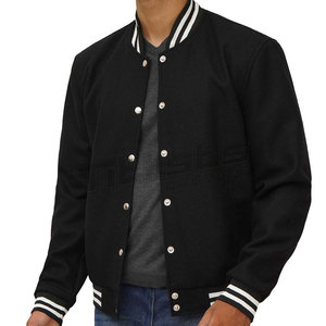 Veste Letterman en cuir durable avec manches en cuir, corps en mélange de laine de qualité supérieure, vêtements universitaires personnalisés, veste Letterman - Product Image 4