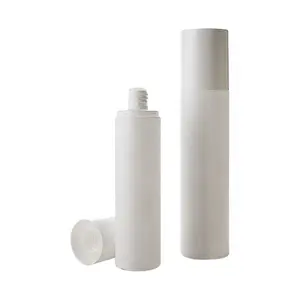 30ml-200ml HDPE White Plastic Round Bottle with PP Leakproof Screw Cap & PE Inner Plug (JNSC-PE Series)