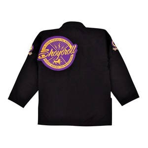 Kimono de BJJ, Uniforme de Artes Marciales, 100% Algodón, Negro, Brasileño, Transpirable, Corte Holgado, Logotipo Personalizado, Shoyorol Lote 60, 440 g/m², Unisex - Product Image 4