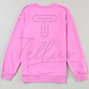Customized Logo Blank Sweatershirt Solid Color Streetwear Unisex Crewneck <b>Sweatshirts</b> Heavyweight <b>Plain</b> <b>Sweatshirts</b> - Product Image 2