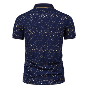 Polo pour homme 100 % coton de haute qualité, personnalisé, à manches courtes, col revers, respirant, vente en gros, impression décontractée pour homme - Product Image 6