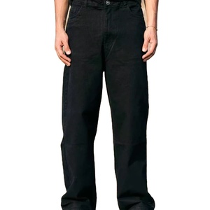Jean en denim droit décontracté taille basse respirant tricoté écologique séchage rapide léger pour l'été - Product Image 6