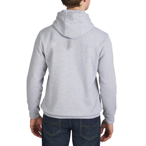 Sudadera con Capucha Gris Claro para Hombre, Corte Regular, 100% Algodón, Felpa Francesa, Informal, con Bolsillo Delantero, para Otoño - Product Image 6