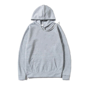 เสื้อฮู้ดสีน้ำเงินกรมท่าสำหรับผู้ชาย ทรงปกติ ผ้าฝ้ายเฟรนช์เทอร์รี่ สวมใส่สบายๆ สำหรับฤดูใบไม้ร่วง - Product Image 4
