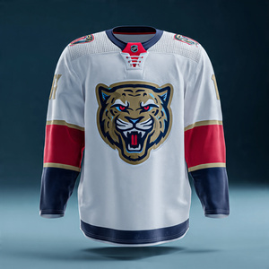 Maillot de hockey sur glace unisexe à manches longues pour l'entraînement, avec impression par sublimation du nom de l'équipe - Product Image 1