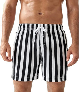 Pantalones Cortos Deportivos para Hombre, para Correr, Entrenar, Hasta la Rodilla, Cintura Alta, con Cordón, de Poliéster, Casuales, Atléticos - Product Image 6